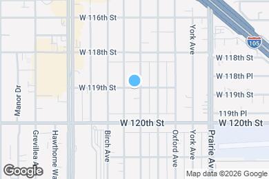 Map image of the property - 4210 W 119th St