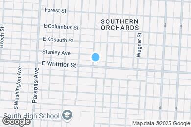 Map image of the property - 710 E Whittier St