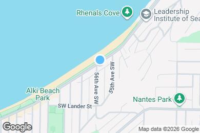 Map image of the property - 2428 Alki Ave SW