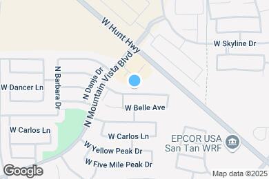 Map image of the property - 3150 W Dancer Ln