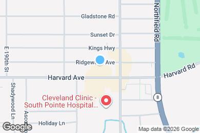 Map image of the property - 20104 Ridgewood Ave