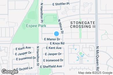 Map image of the property - 668 E Manor Dr