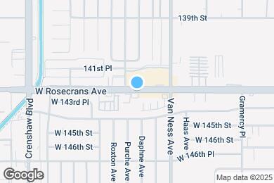 Map image of the property - 2424 W Rosecrans Ave