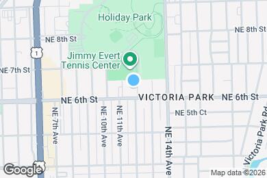 Map image of the property - 615 NE 12th Ave