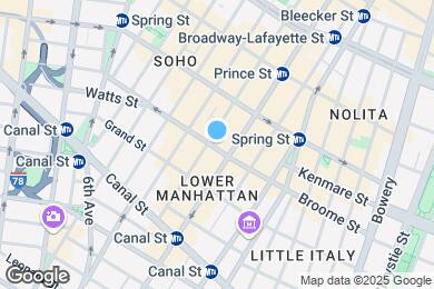Map image of the property - BROOME STREET