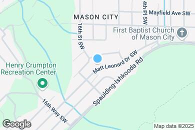 Map image of the property - 1536 Matt Leonard Dr SW