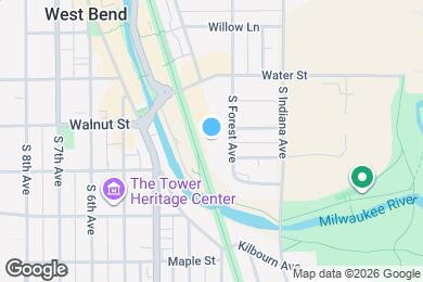 Map image of the property - Trails Edge Apartments