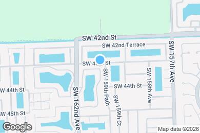 Map image of the property - 16001 SW 43rd Terrace