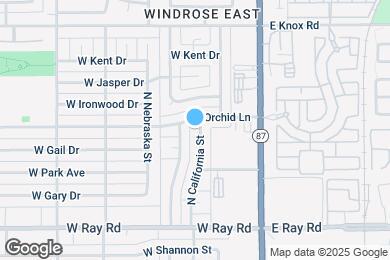 Map image of the property - 1184 N California St