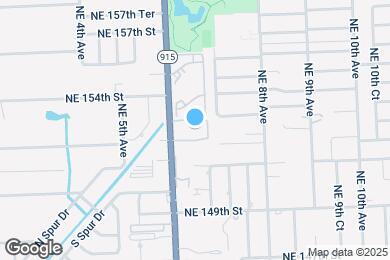 Map image of the property - 15225 NE 6th Ave
