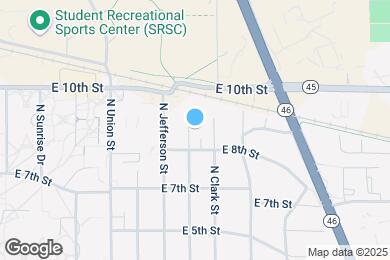 Map image of the property - 416 N Roosevelt St