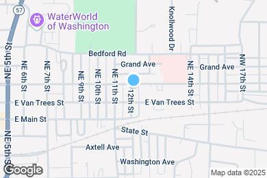 Map image of the property - 1201 E Walnut St