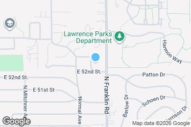 Map image of the property - 5209 E White Ln