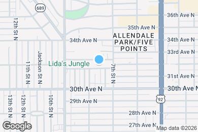 Map image of the property - 737 31st Ave N