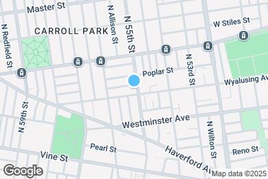 Map image of the property - 606 N 55th St