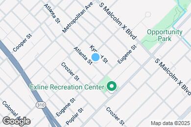Map image of the property - 3912 Atlanta St