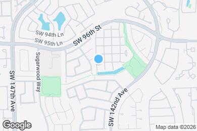 Map image of the property - 14388 SW 98th Terrace