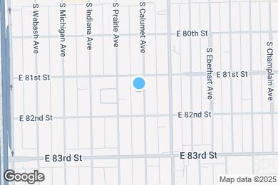 Map image of the property - 8124 S Calumet Ave