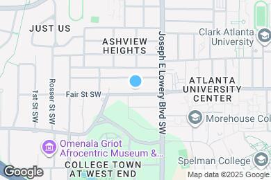 Map image of the property - 965 Fair St SW