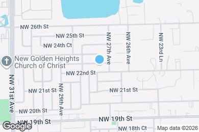 Map image of the property - 2730 NW 23rd St