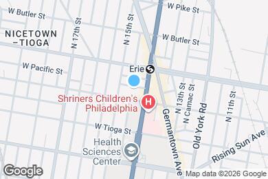 Map image of the property - 1408 Lenox Ave