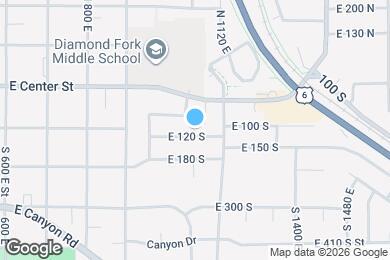 Map image of the property - 1073 E 120 S