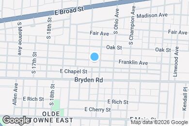Map image of the property - 1041 Franklin Ave