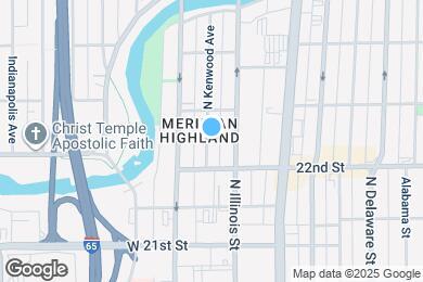 Map image of the property - 2235 N Kenwood Ave