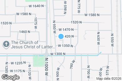 Map image of the property - 1393 N 870 W