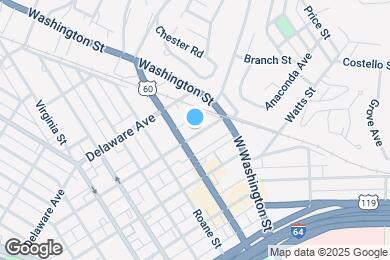Map image of the property - 615 1/2 Maryland Ave
