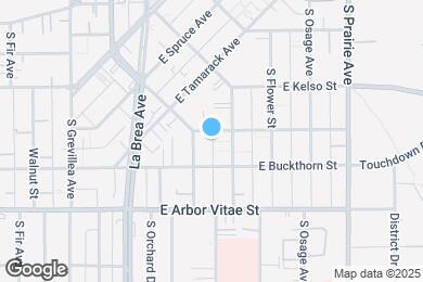 Map image of the property - 912 E La Palma