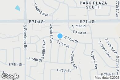 Map image of the property - 6925 E 73rd St