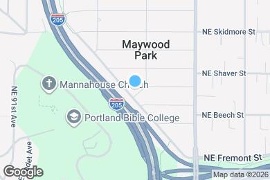 Map image of the property - 3846 NE Maywood Pl