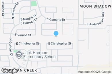 Map image of the property - 1427 E Vernoa St