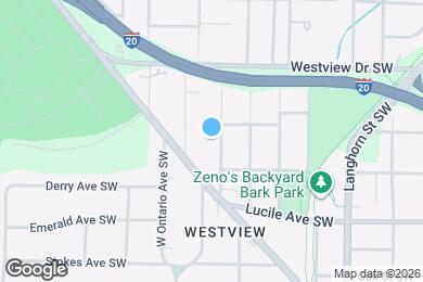 Map image of the property - 375 Inman St SW