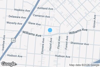 Map image of the property - 2220 Williams Ave