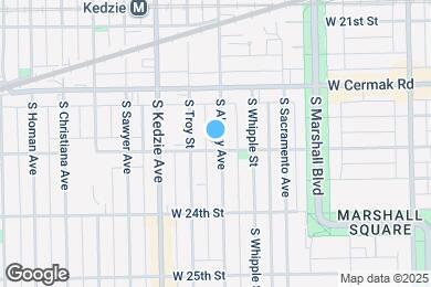 Map image of the property - 2254 S Albany Ave