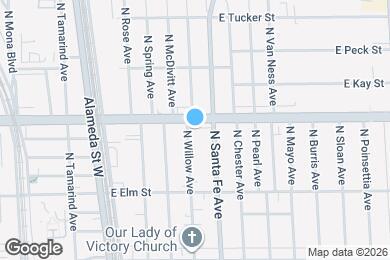 Map image of the property - 1008 N Willow Ave