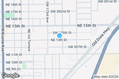 Map image of the property - 437 NE 13th St
