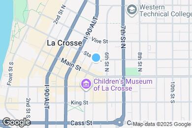 Map image of the property - 120 5th Ave N