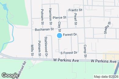 Map image of the property - 2102 W Forest Dr