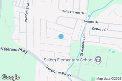 Map image of the property - 3629 Shady Forest Dr