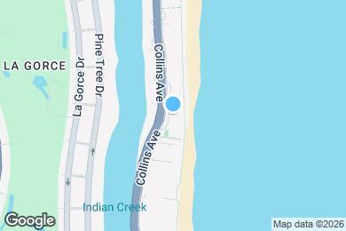 Map image of the property - 5445 Collins Ave