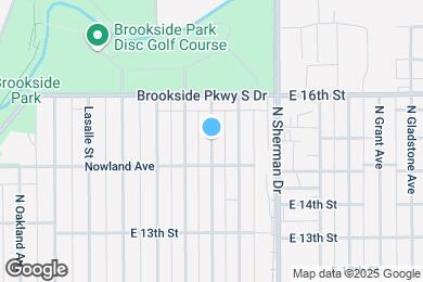 Map image of the property - 1504 N Ewing St