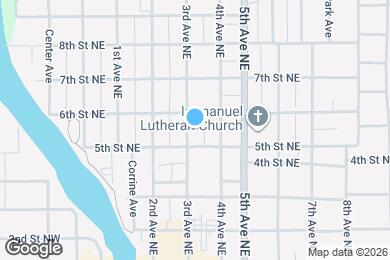 Map image of the property - 510 3rd Ave NE