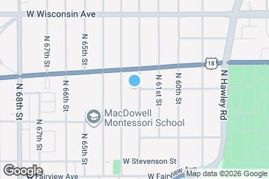Map image of the property - 361 N 62nd St