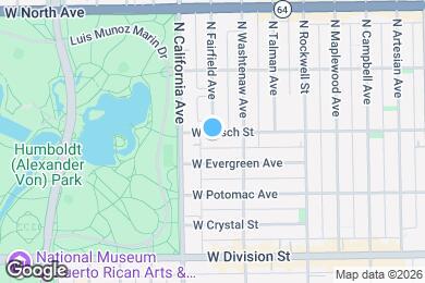 Map image of the property - 2729 W Hirsch St