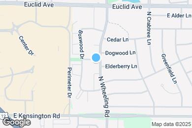 Map image of the property - 1080 N Wheeling Rd