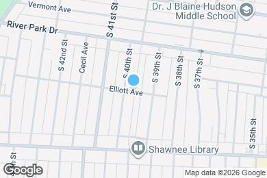 Map image of the property - 3923 Elliott Ave