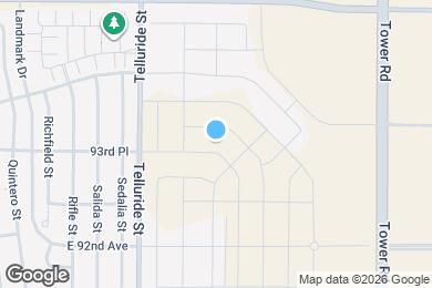 Map image of the property - 17909 E 93rd Pl